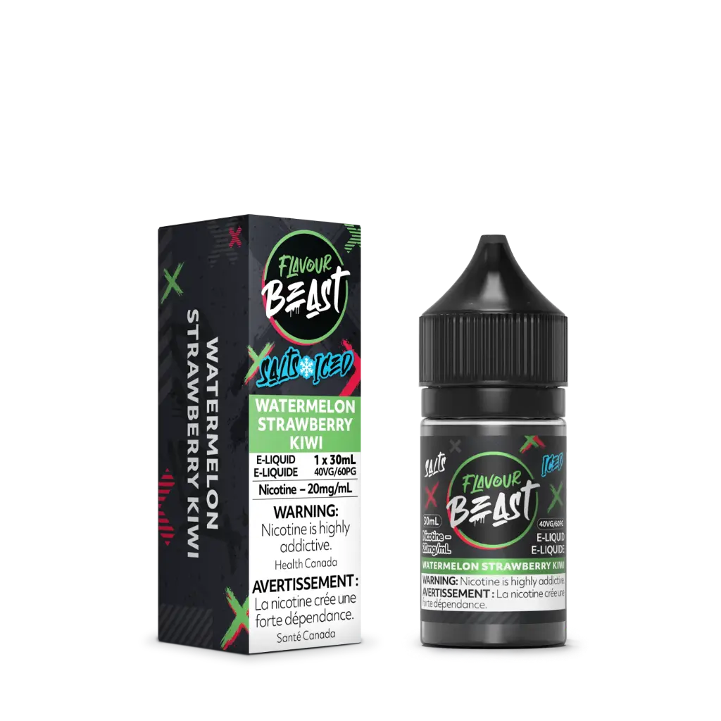 Flavour Beast E-Liquid- 30ML - Watermelon Strawberry Kiwi Iced