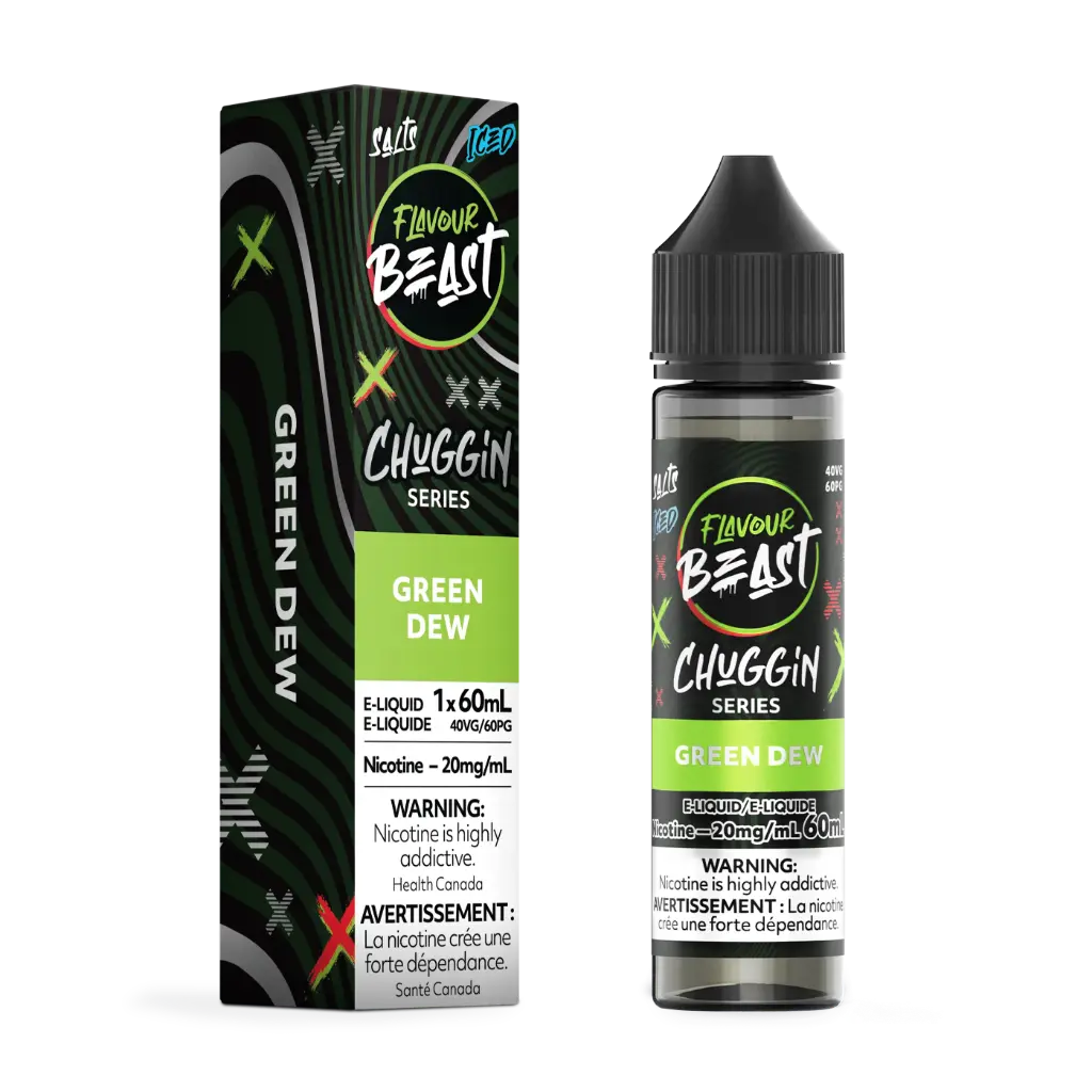 Flavour Beast Chuggin E-Liquid- 60ml - Green Dew