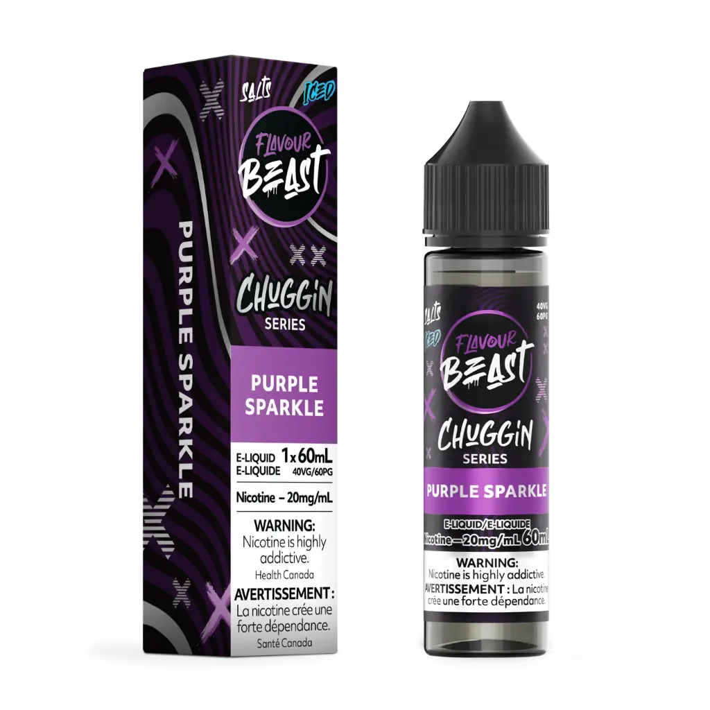 Flavour Beast Chuggin E-Liquid- 60ml - Purple Sparkle