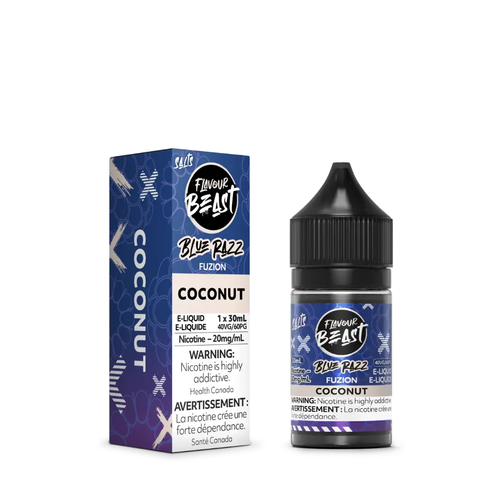 Flavour Beast Fuzion E-Liquid- 30ML - Blue Razz Fuzion Coconut