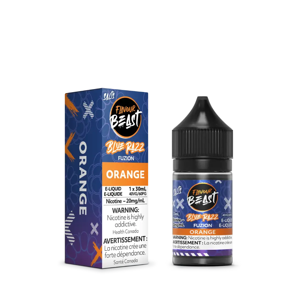 Flavour Beast Fuzion E-Liquid- 30ML - Blue Razz Fuzion Orange