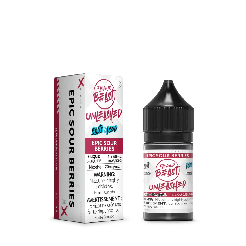 Flavour Beast Unleashed E-Liquid- 30ML - · Epic Sour Berries