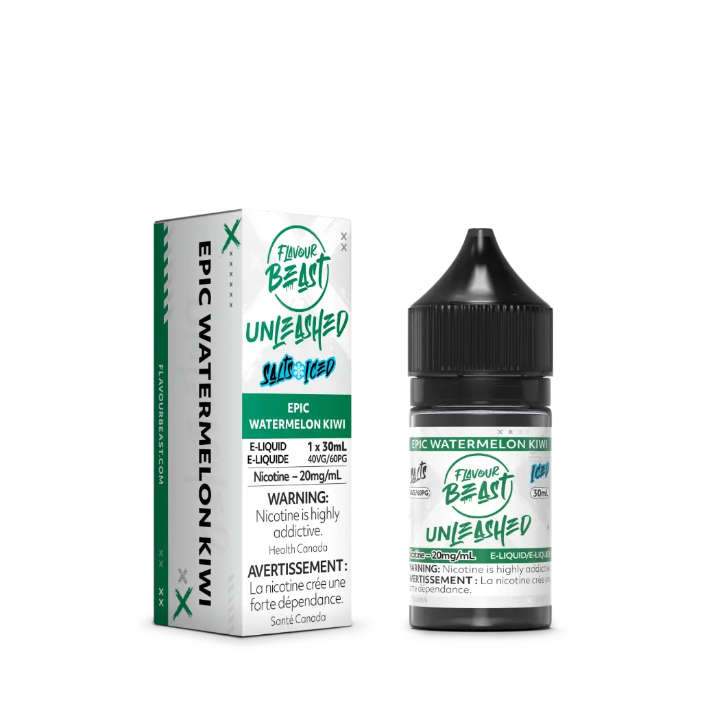 Flavour Beast Unleashed E-Liquid- 30ML - · Epic Watermelon Kiwi