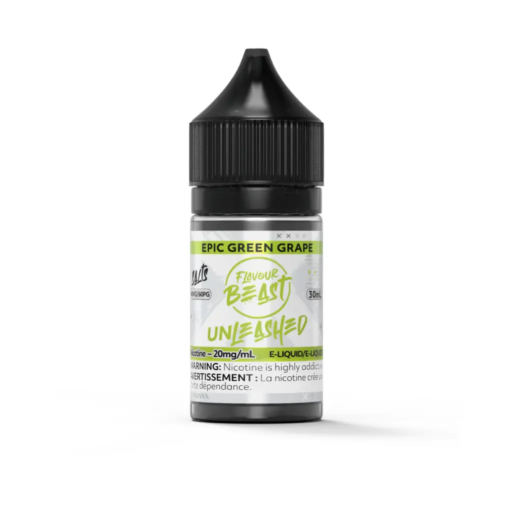 Flavour Beast Unleashed E-Liquid- 30ML - Epic Green Grape