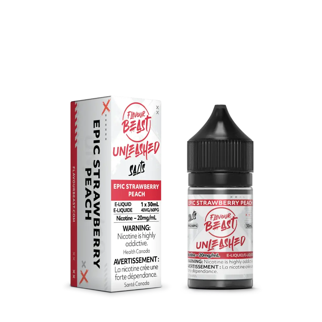 Flavour Beast Unleashed E-Liquid- 30ML - Epic Strawberry Peach