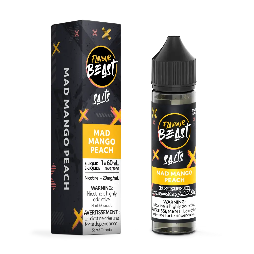 Flavour Beast E-Liquid- 60ML - Mad Mango Peach