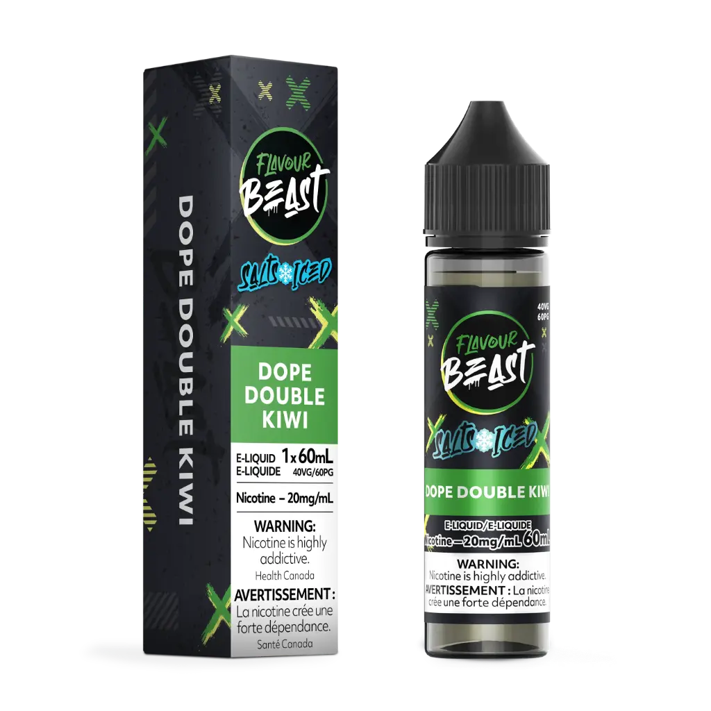 Flavour Beast E-Liquid- 60ML - Dope Double Kiwi