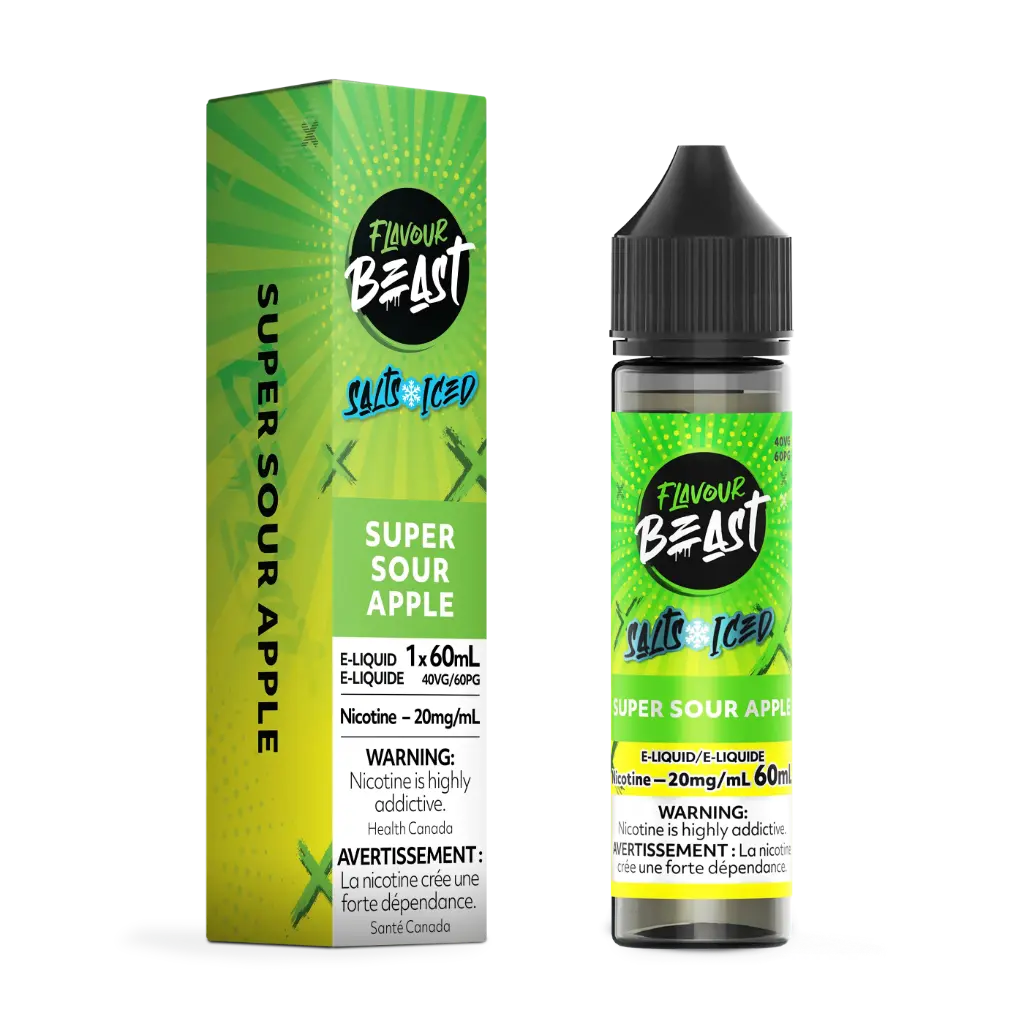 Flavour Beast E-Liquid- 60ML - Super Sour Apple