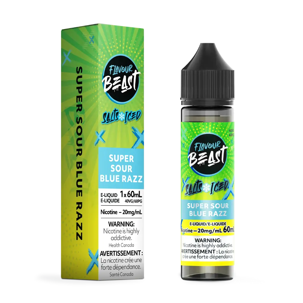 Flavour Beast E-Liquid- 60ML - Super Sour BlueRazz