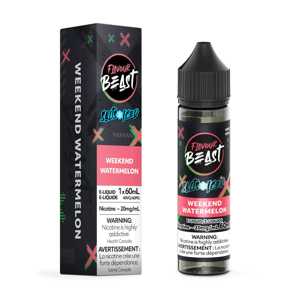 Flavour Beast E-Liquid- 60ML - Weekend Watermelon (ICED)