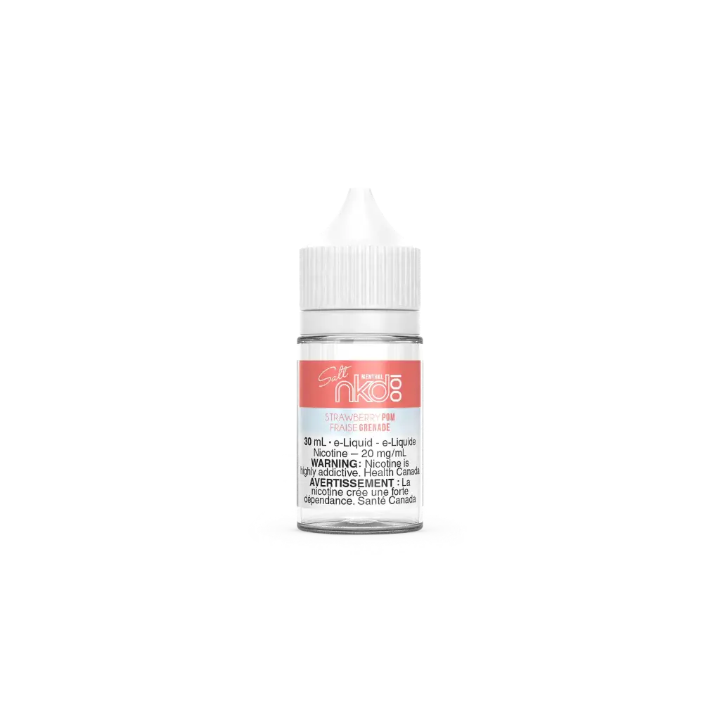 NAKED 100 SALT 30ML - STRAWBERRY POM (BRAIN FREEZE SALT)