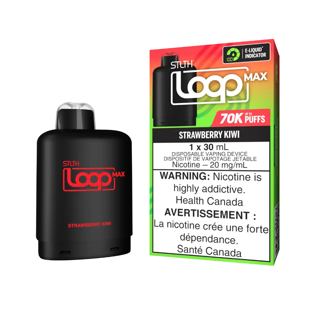 STLTH LOOP MAX Replacement Pod 30mL - STRAWBERRY KIWI