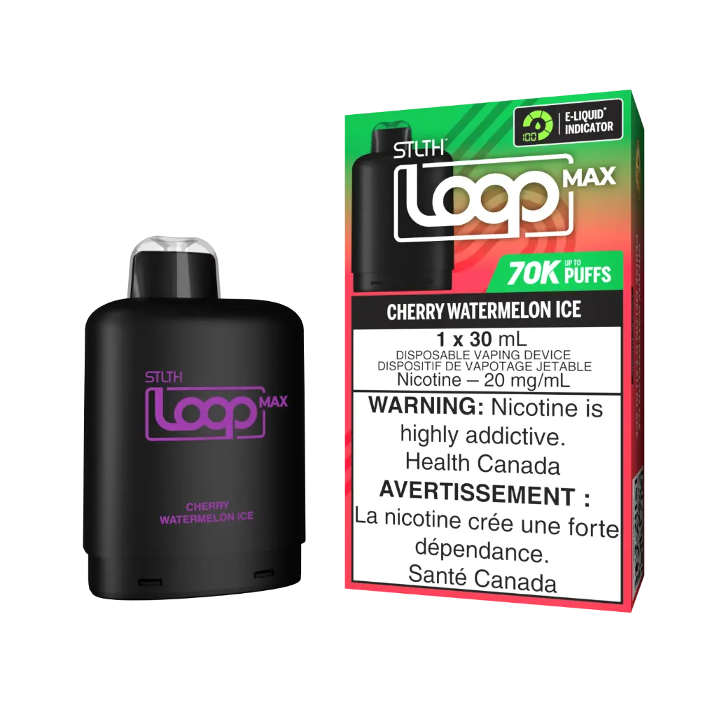 STLTH LOOP MAX Replacement Pod 30mL - CHERRY WATERMELON ICE