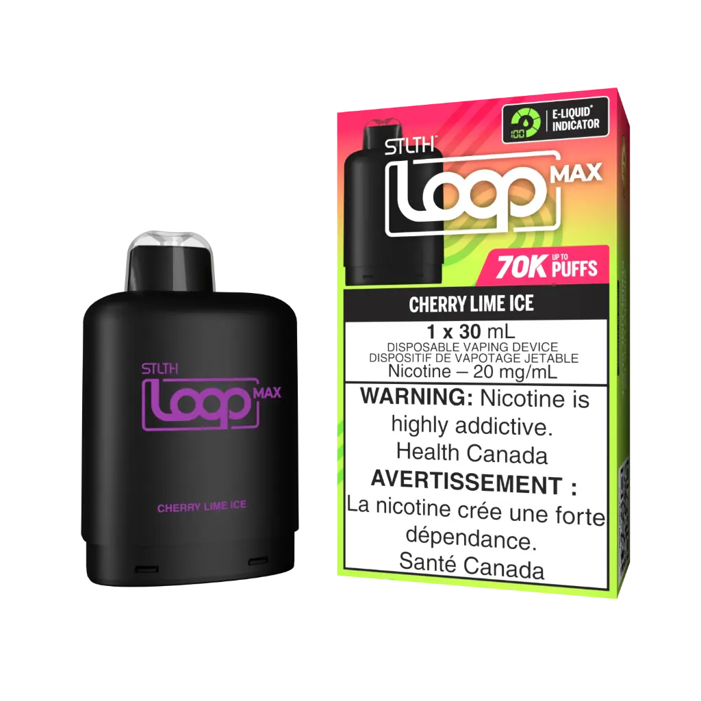 STLTH LOOP MAX Replacement Pod 30mL - CHERRY LIME ICE