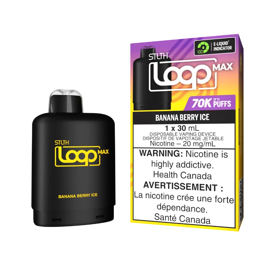 STLTH LOOP MAX Replacement Pod 30mL - BANANA BERRY ICE