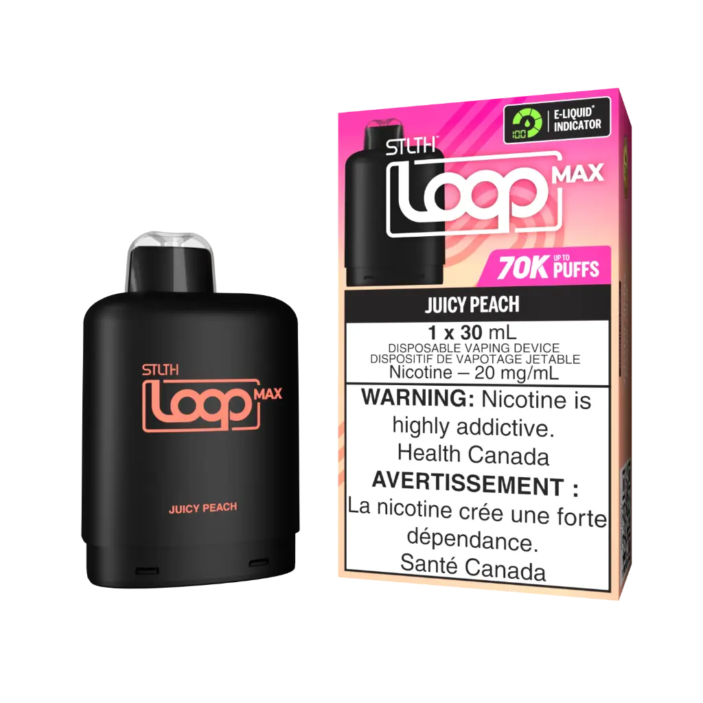 STLTH LOOP MAX Replacement Pod 30mL - JUICY PEACH
