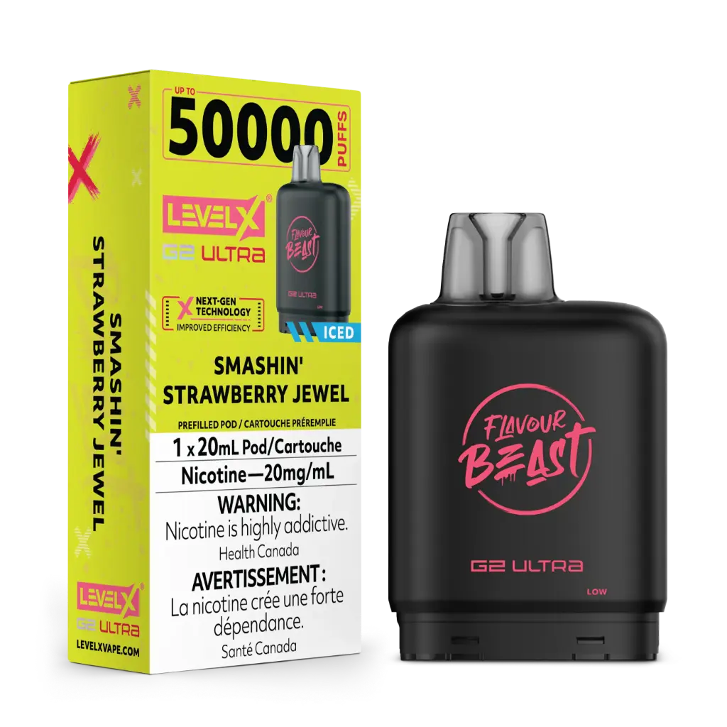 Flavour Beast G2 Ultra 50K POD (20ML) - Smashin’ Strawberry Jewel
