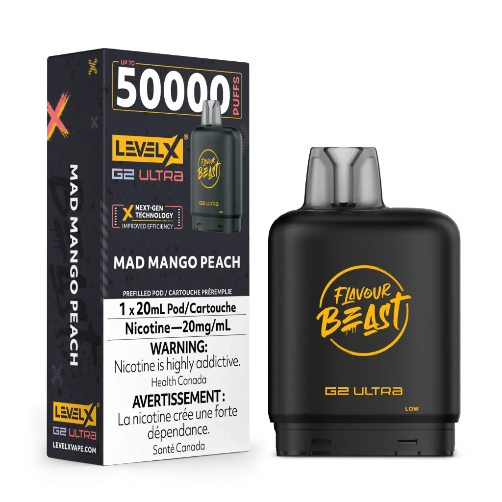 Flavour Beast G2 Ultra 50K POD (20ML) - Mad Mango Peach