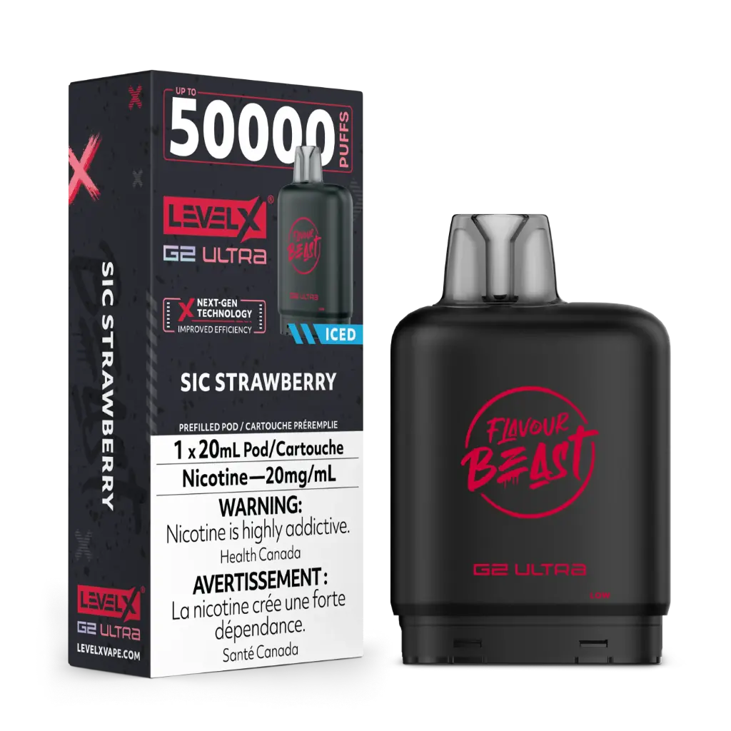 Flavour Beast G2 Ultra 50K POD (20ML) - Sic Strawberry
