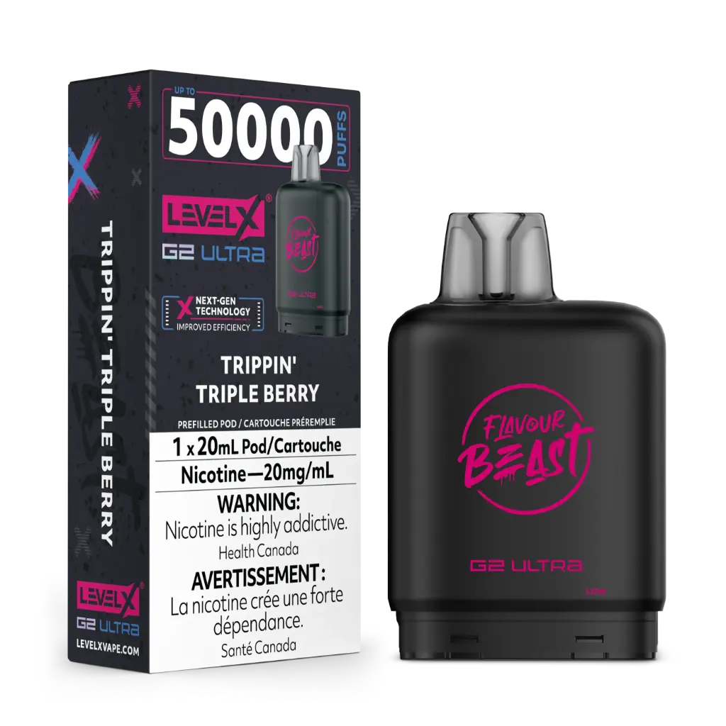 Flavour Beast G2 Ultra 50K POD (20ML) - Trippin' Triple Berry