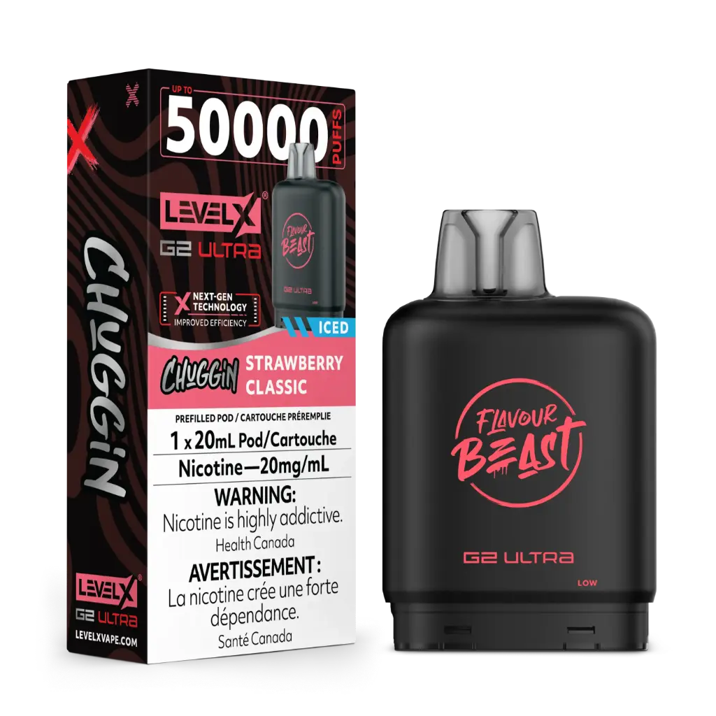Flavour Beast G2 Ultra 50K POD (20ML) - Strawberry Classic
