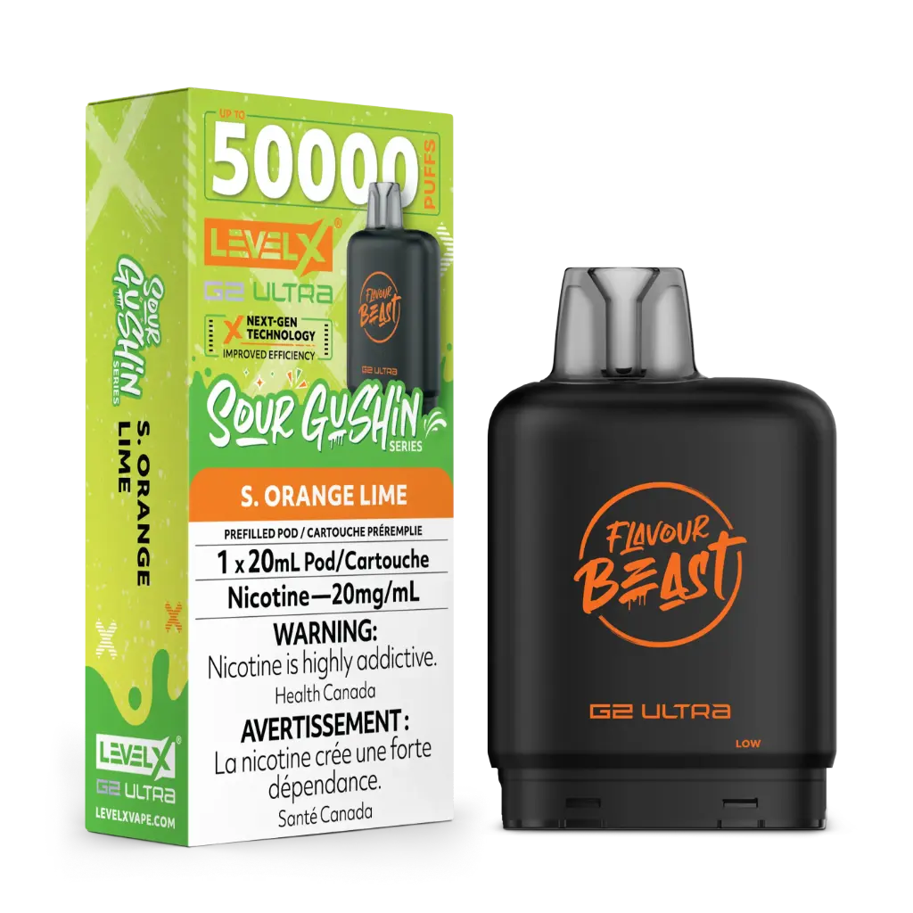 Flavour Beast G2 Ultra 50K POD (20ML) - Sour Gushin Orange Lime
