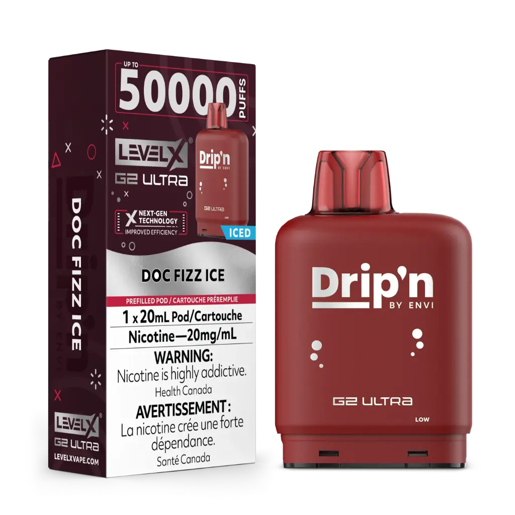 Flavour Beast DRIP'N G2 Ultra 50K POD (20ML) - Doc Fizz Ice