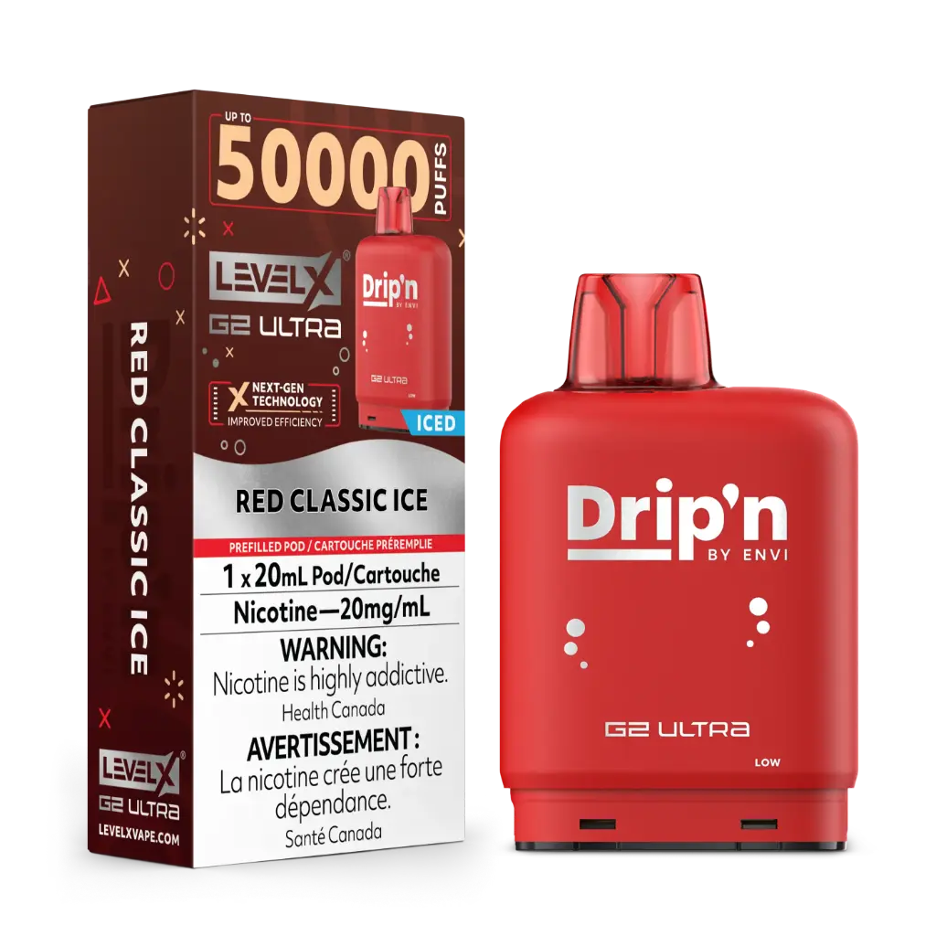 Flavour Beast DRIP'N G2 Ultra 50K POD (20ML) - Red Classic Ice