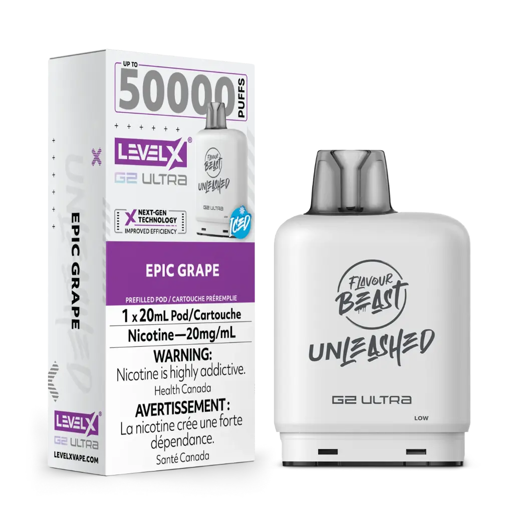 Flavour Beast UNLEASHED G2 Ultra 50K POD (20ML) - Epic Grape