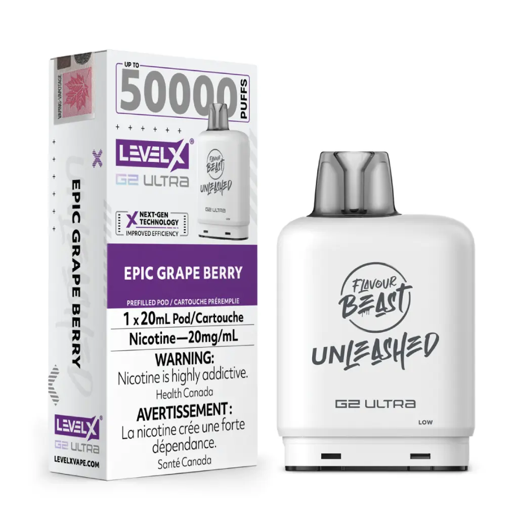 Flavour Beast UNLEASHED G2 Ultra 50K POD (20ML) - Epic Grape Berry
