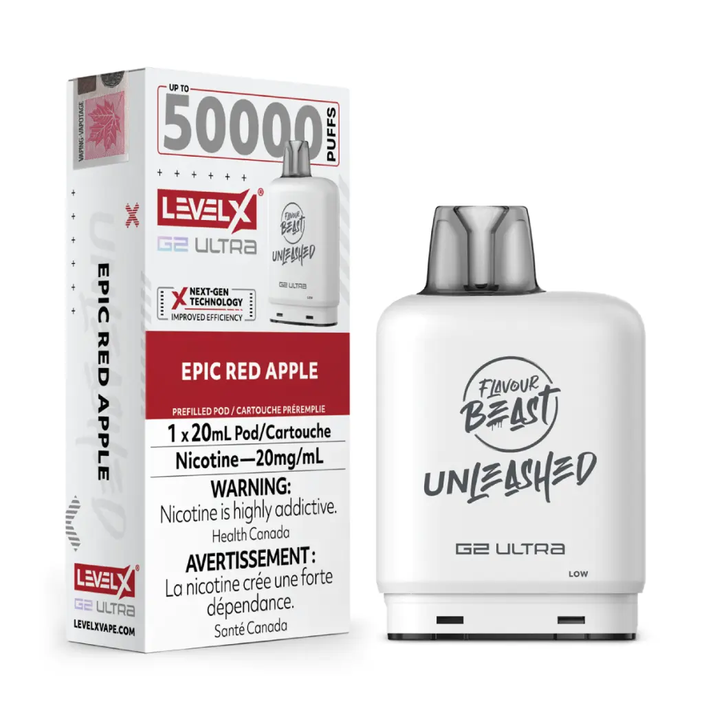 Flavour Beast UNLEASHED G2 Ultra 50K POD (20ML) - Epic Red Apple