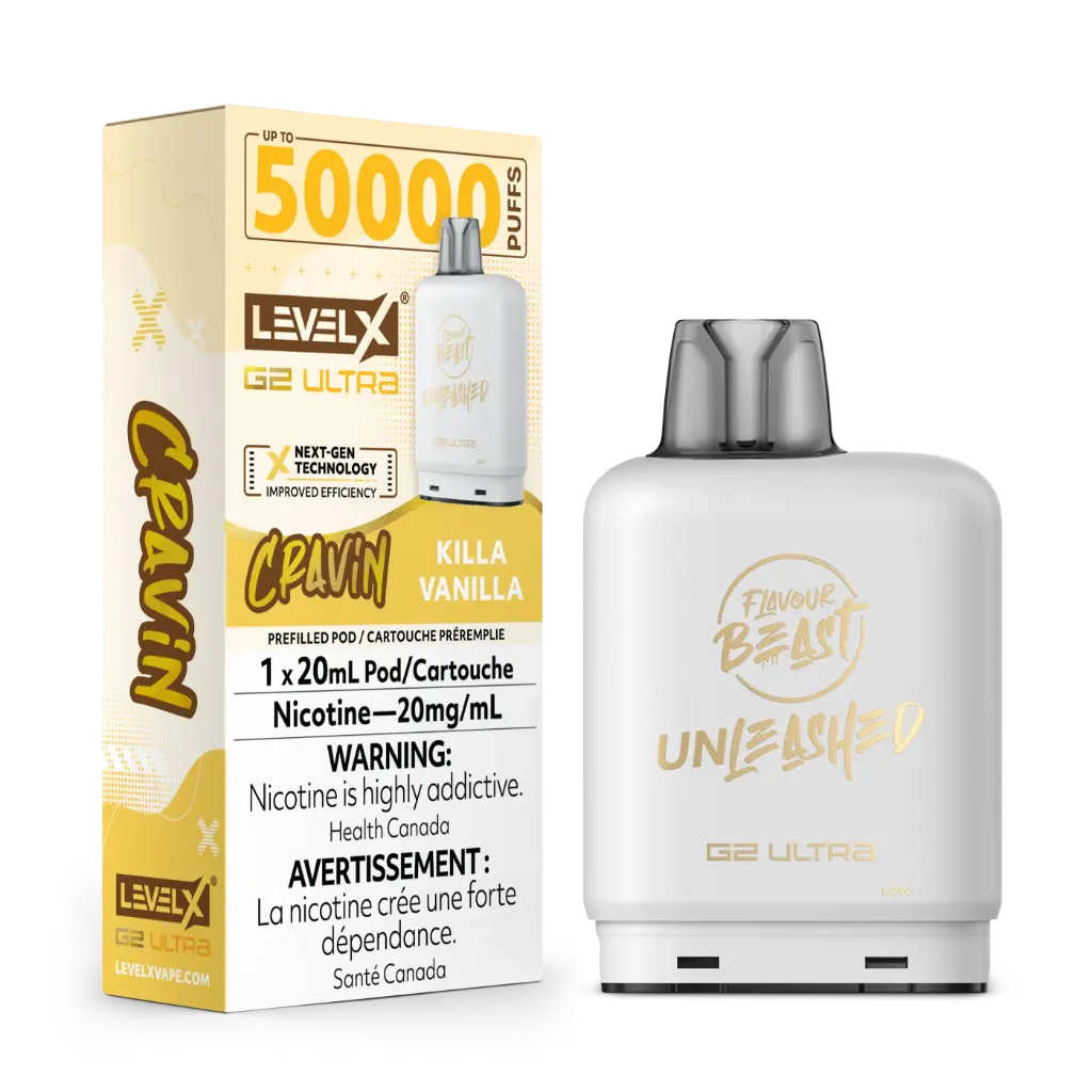 Flavour Beast UNLEASHED G2 Ultra 50K POD (20ML) - Cravin' Killa Vanilla