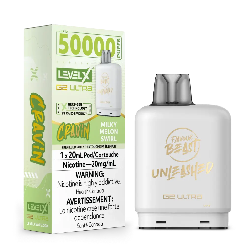 Flavour Beast UNLEASHED G2 Ultra 50K POD (20ML) - Cravin' Milky Melon Swirl