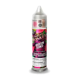 Twelve Monkeys Freebase E-Liquid- 60ml - Queen Soko