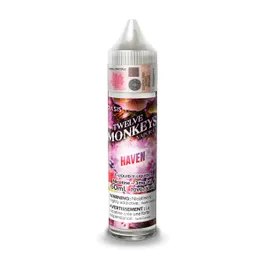 Twelve Monkeys Freebase E-Liquid- 60ml - Haven