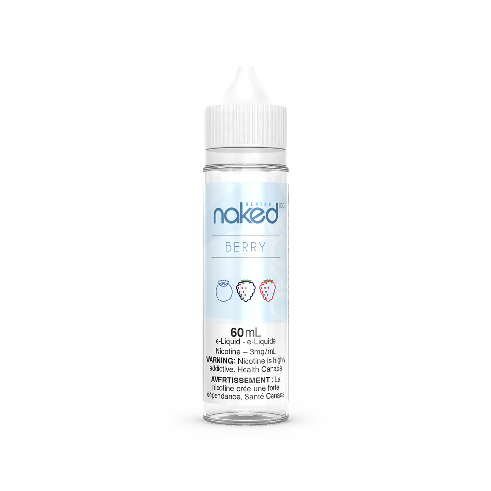 NAKED100 FREEBASE E-Liquid 60ML - BERRY (VERY COOL)