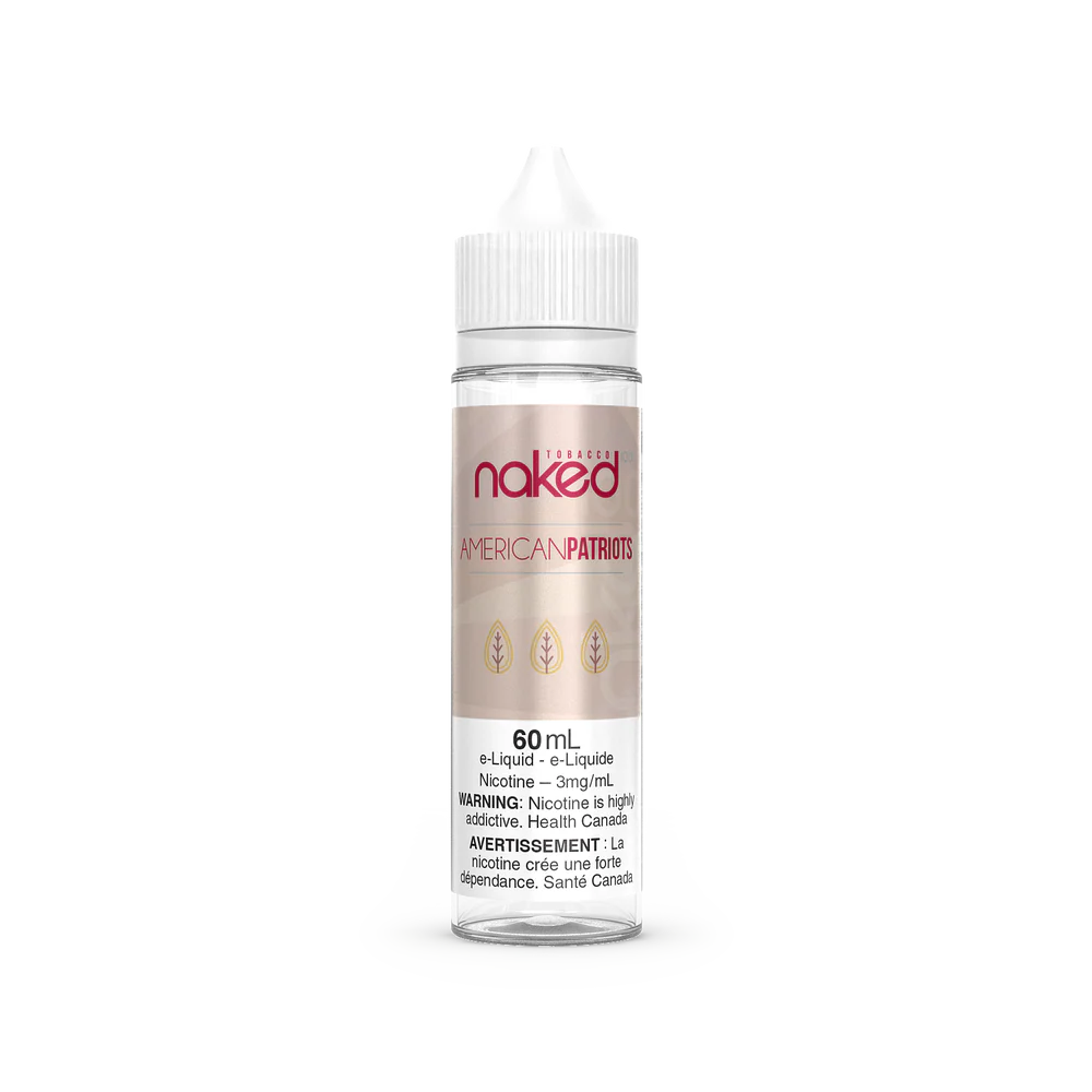 NAKED100 FREEBASE E-Liquid 60ML - AMERICAN PATRIOTS