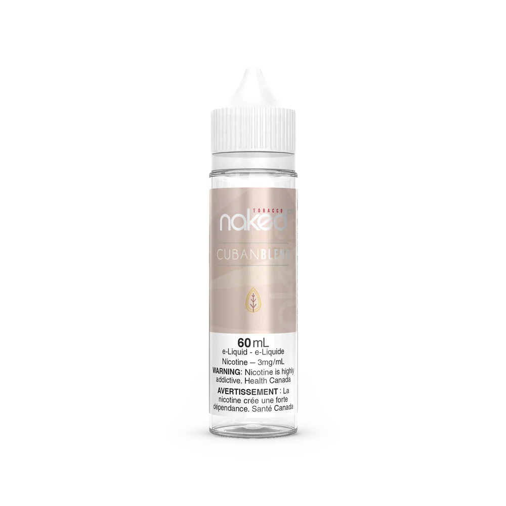 NAKED100 FREEBASE E-Liquid 60ML - CUBAN BLEND